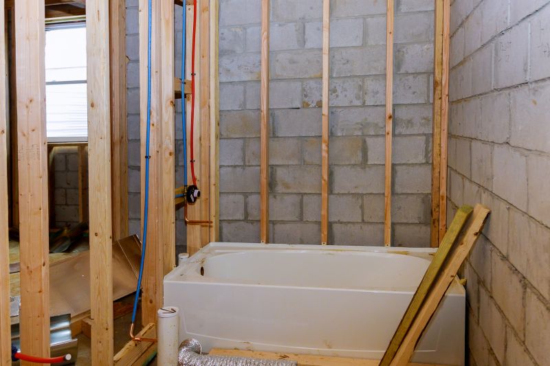 Prepped Bathroom Space